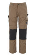 05079-010-09 Pantalon avec poches genouillères - Noir