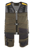 06189-010-1909 Gilet porte-outils - Vert olive foncé/Noir