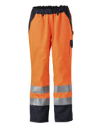 07090-880-141 Surpantalon - Hi-vis orange/Marine