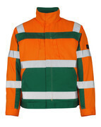 07109-860-1403 Jacke - hi-vis Orange/Grün