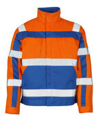 07109-860-1411 Jacke - hi-vis Orange/Kornblau