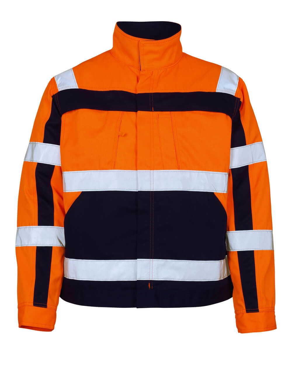 07109-860-141 Jacke - hi-vis Orange/Marine