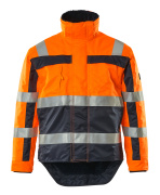 07223-880-141 Winterjacke - hi-vis Orange/Marine