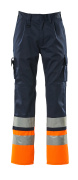 12379-430-0114 Arbeitshose - Marine/hi-vis Orange