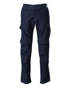 13679-216-010 Pantalon avec poches genouillères - Marine foncé