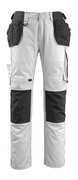 14031-203-0618 Hose mit Hängetaschen - Weiß/Dunkelanthrazit