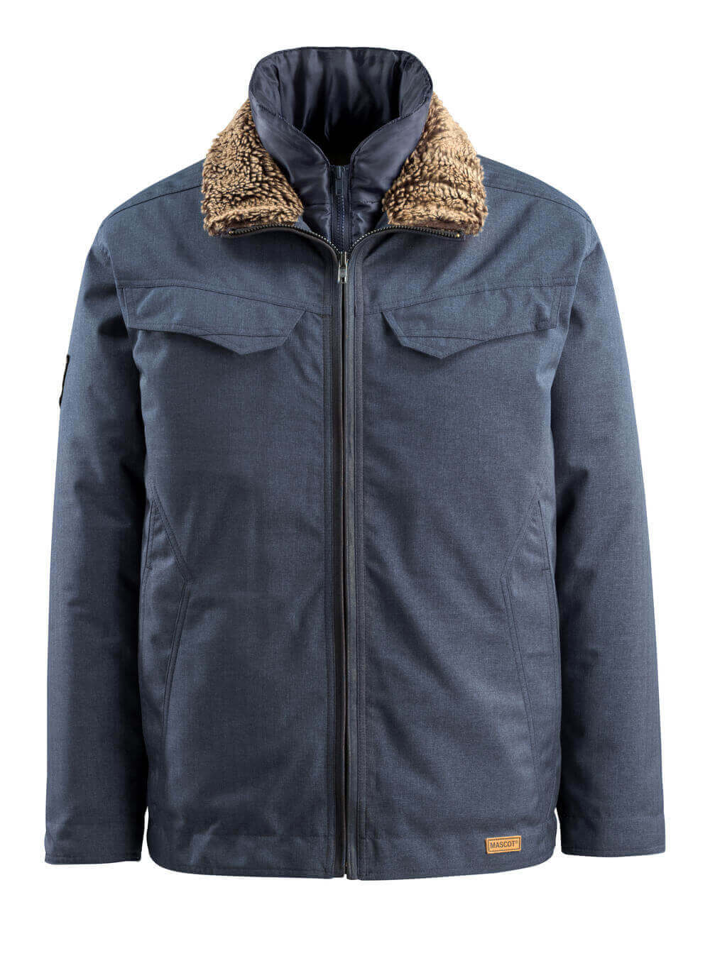 15435-275-46 Winterjacke - Indigo Denimblau