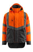 15501-231-1418 Veste d'extérieur - Hi-vis orange/Anthracite foncé