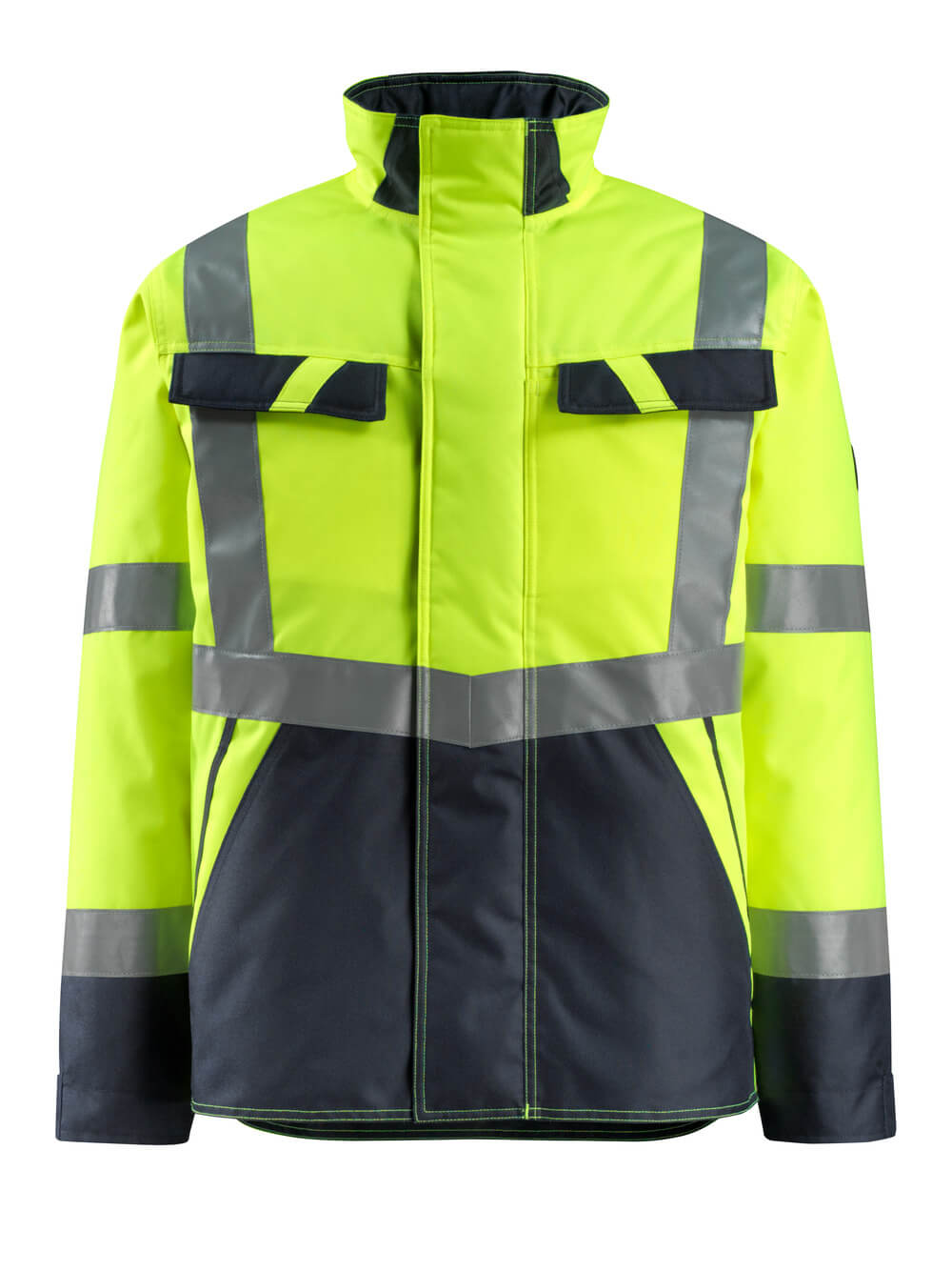 15935-126-17010 Winterjacke - hi-vis Gelb/Schwarzblau