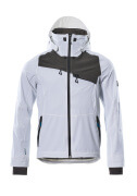 17001-411-0618 Hard Shell Jacke - Weiß/Dunkelanthrazit