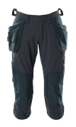 18249-311-010 Dreiviertel-Hose mit Hängetaschen - Schwarzblau