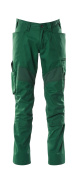 18579-442-03 Pantalon avec poches genouillères - Vert bouteille