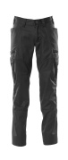 18679-442-09 Pantalon avec poches cuisse - Noir