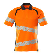 19083-771-14010 Polo-Shirt - Hi-vis Orange/Schwarzblau