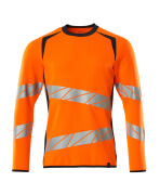 19084-781-14010 Sweatshirt - Hi-vis Orange/Marine foncé