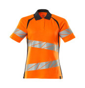 19093-771-14010 Polo-Shirt - Hi-vis Orange/Schwarzblau