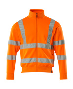 50115-950-14 Sweatshirt zippé - Hi-vis orange