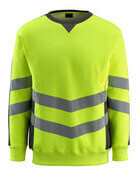 50126-932-1718 Sweatshirt - hi-vis Gelb/Dunkelanthrazit