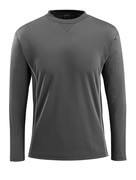 50128-933-0917 T-shirt, manches longues - Noir/Hi-vis jaune 