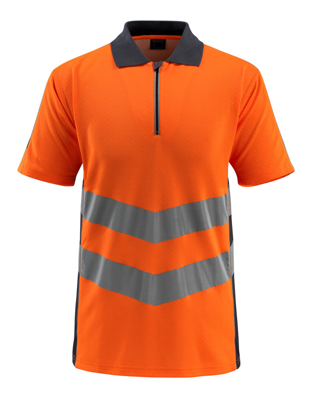 50130-933-14010 Polo - Hi-vis orange/Marine foncé