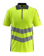 50130-933-17010 Polo - Hi-vis jaune/Marine foncé
