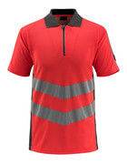 50130-933-22218 Polo - Hi-vis rouge/Anthracite foncé