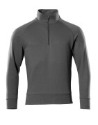 50611-971-010 Sweatshirt mit kurzem Reißverschluss - Schwarzblau