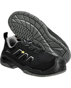 F0111-937-09 Sicherheitshalbschuh - Schwarz