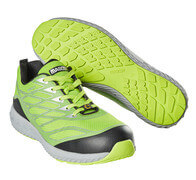 F0301-909-37880 Sicherheitshalbschuh - Limonengrün/Silber
